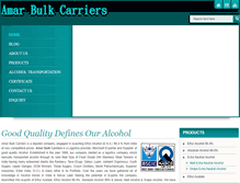 Tablet Screenshot of amarbulk.com